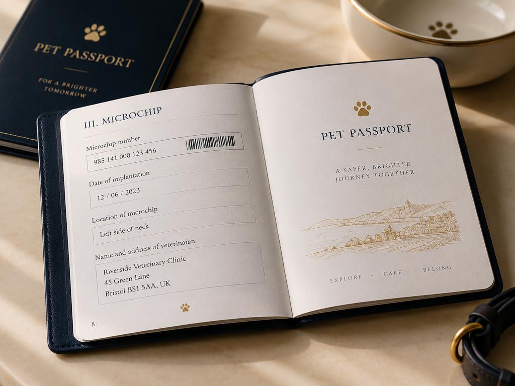 Página interna do Passaporte Pet: Microchip