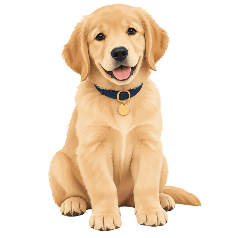 Um filhotinho de cachorro